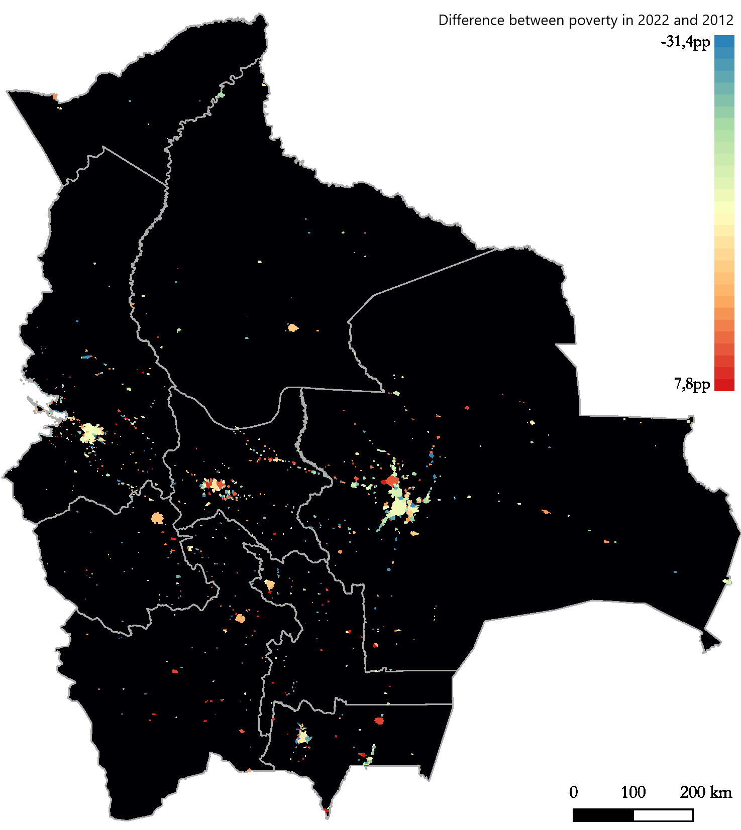 FIGURE 7: Difference between poverty in 2022 and 2012